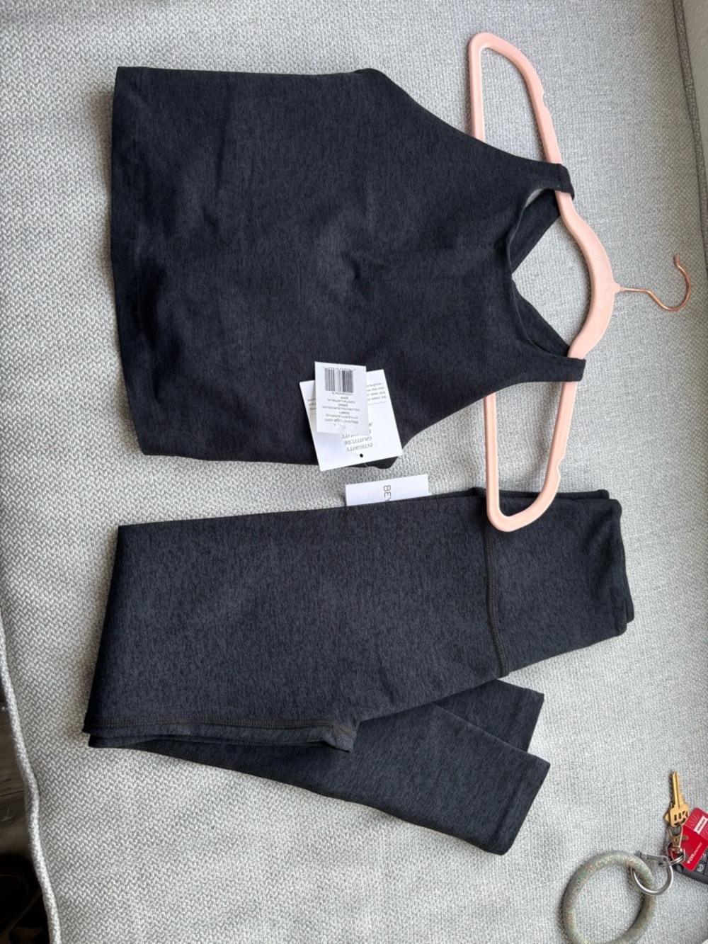Beyond yoga spacedye Sleeveless Crop Top and Legging Set